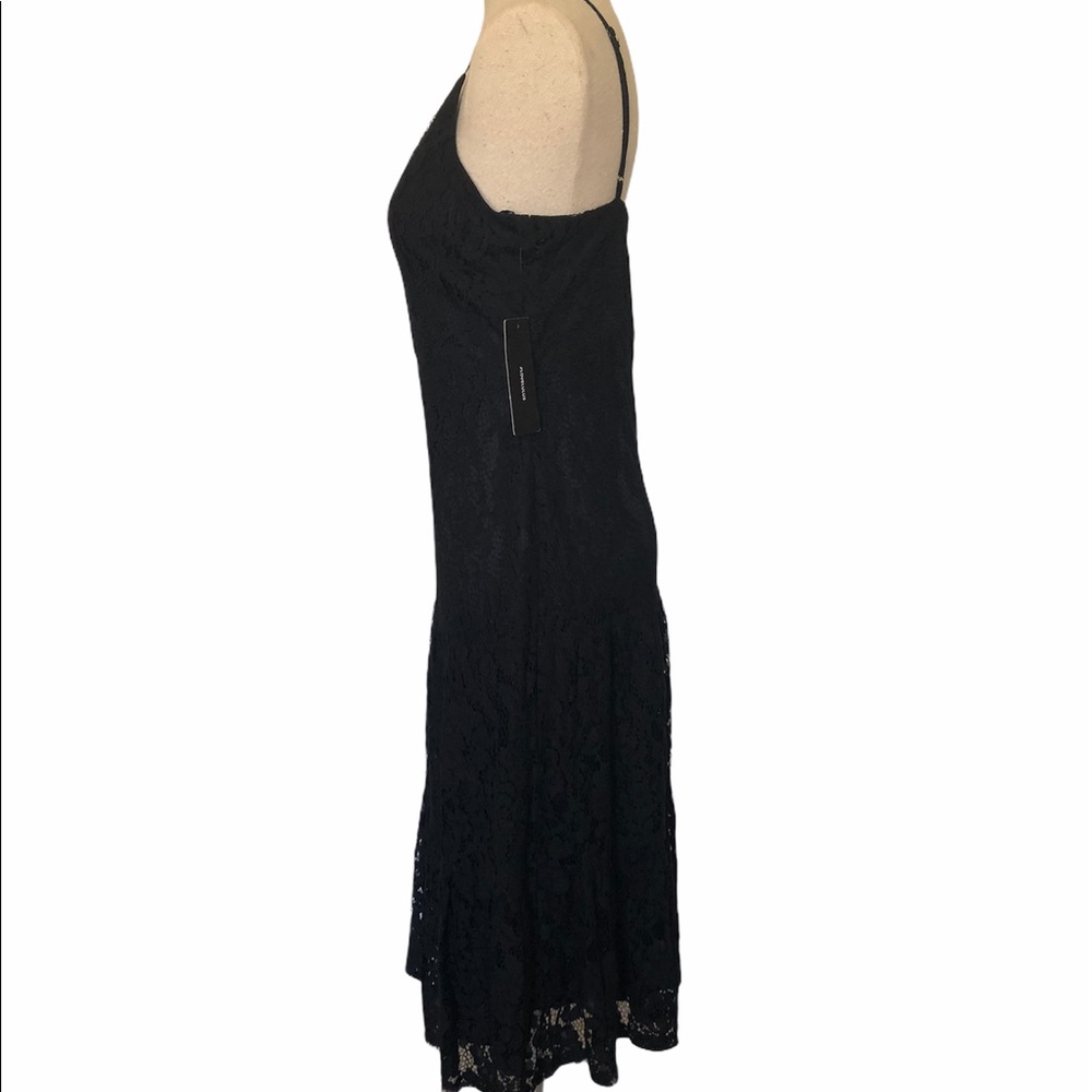 NEW Lulus Manning Black Lace Tiered Midi Dress - Picture 5 of 12